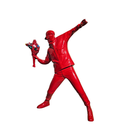 BANKSY BLACK FLOVER BOMBER (AFTER)