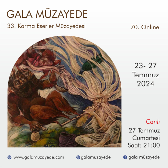 70. ONLINE 33. KARMA ESERLER MÜZAYEDESİ