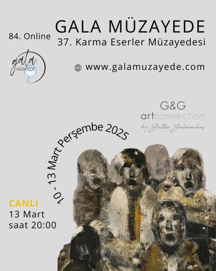 84. Online 37. Karma Eserler Müzayedesi